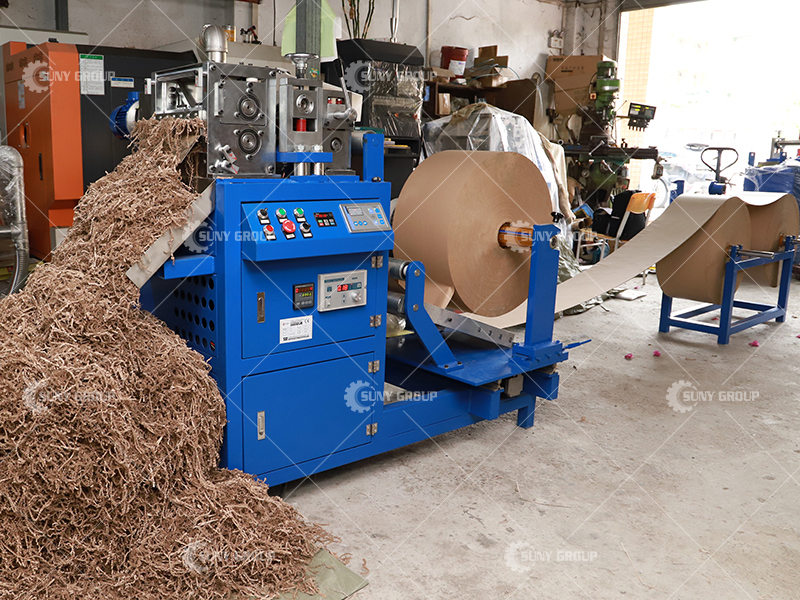 automatic crinkle paper cutting machine