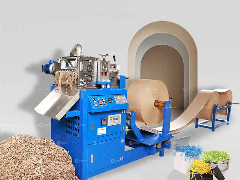 Crinkle Paper Machine For Shredded Filler