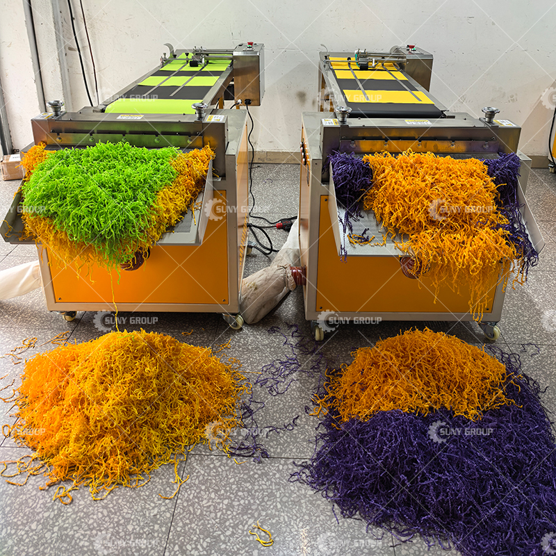 Two sets of R-S-600B Crinkle Paper Shredder for Poland customers