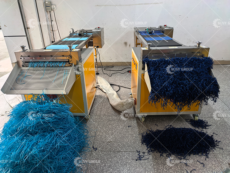 Crinkle Paper Cutting And Shredding Equipment