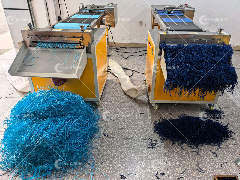 Crinkle Paper Shredding Machine