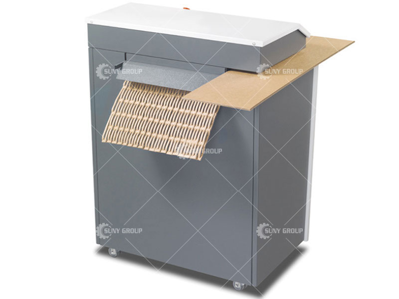 Crinkle Cut Shredder for Corrugated Cardboard